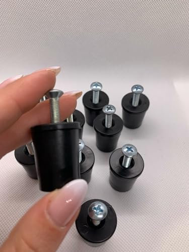 paracolpo nero per tapparelle 10 pz,tappi d'arresto conici in pvc per tapparella