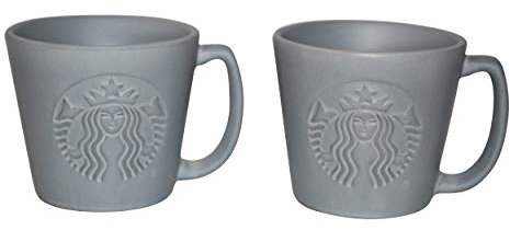 Starbucks Lot de 2 tasses à expresso Gris Stone Starbucks