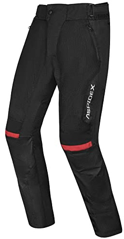 Pantaloni Moto Estivi Touring Aspidex Strom tessuto traforati Impermeabili