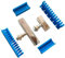 Tiardey 6Pcs Nylon Paintless Glue Puller Tabs Auto Car Paintless Dent Repair Removal Tool Kits