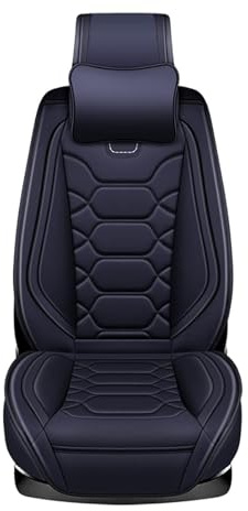 nenyan Autositzbezüge Komplett Set Universal | Schonbezüge für Audi A3 8L 8P 8PA 8V | Auto Sitzbezüge Schwarz