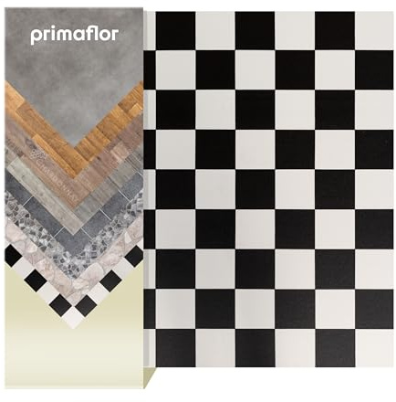 Primaflor PVC Bodenbelag Tronto | 200x200 cm | Schachbrett 2,00 m