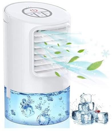 Aire Acondicionado Móvil Enfriador De Aire Portátil, Mini Ventilador Enfriador De Aire, Ventilador De Aire Acondicionado Portátil, Aires Acondicionados Móviles for El Hogar, Ventilador/Humidificador/A