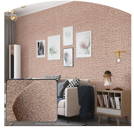 Miecoae Tapete Weiß Struktur Putzoptik Für Wohnzimmer Schlafzimmer Selbstklebende 50cm×10m Tapete Blumen Blätter Vinyl Klebefolie Wasserdicht DIY WandschutzfolieSchlafzimmer Wohnzimmer(304)