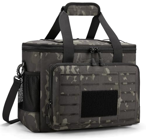 HSHRISH Taktische Kühltasche 20L/30L, Kühlbox faltbar Lunchtasche Herren - wasserdichte und auslaufsichere strapazierfähige Picknicktasche für Supermarkt Einkaufen Park Picknick Strand