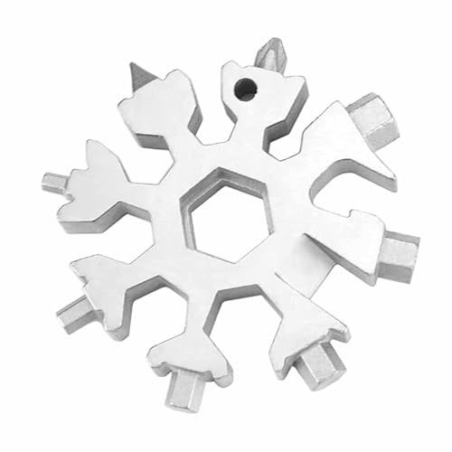 Regalos para hombres, regalos de San Valentín para él, regalos multiherramienta de copo de nieve 18 en 1 para papá, gadgets para hombres, regalos para hombres, regalos para hombres, regalos del día