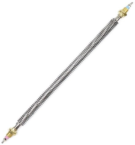 KEBLIN 1pc 220v 300w/400w Straight Tubular Finned Heater Electric Oven Heater Hot Air Heating Element(300w 300mm)