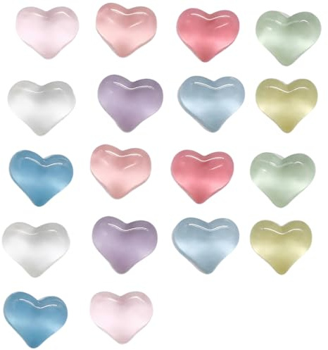 IKOPFLN 18 pièces Aimant frigo decoratif,Frigo en Forme de Cœur,3D Magnets Puissants et Décoratifs pour Réfrigérateur,Tableau Magnétique et Bureau,Petits Aimants pour Photos et Notes