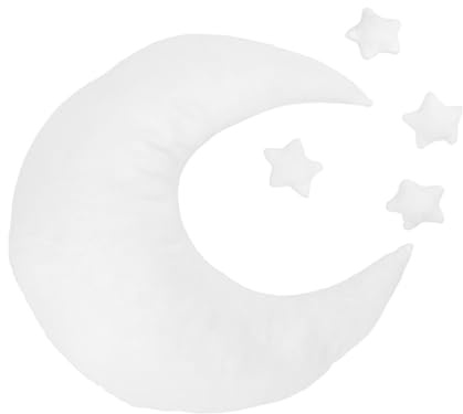 CIYODO Newborn Baby Girl Photography Props Set Star Shaped Velvet and Polyester Pillow Easy to Pair with Outfits Versatile for Setting for Milestone Moments and Full Month Celebrations
