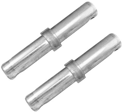 JECOMPRIS Perni di Accoppiamento Alta Durezza Distanza Foro 18,5cm 2 Pezzi Compatibilità Accessori per Ponteggi Edili Affidabili per Impalcature in Ferro Argento