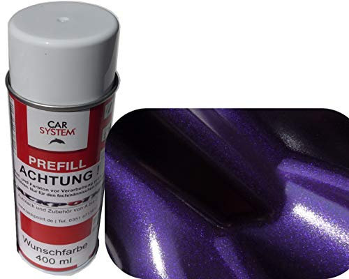 Spraydose 400ml 1K Autolack Dream Violett Metallic Glanz kein Klarlack Tuning