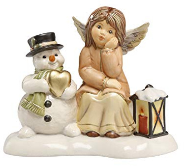 Goebel Geduldige Freunde - Figur Champagner Weihnachten Himmelsboten