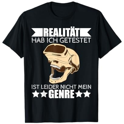 Gamer Controller Realität Genre VR Halloween Zocker Gaming T-Shirt