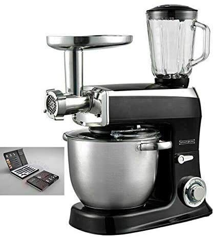Impastatrice Planetaria 3 in 1 Robot da Cucina Royalty Line 7,5 Litri 2100W+coltelli omaggio