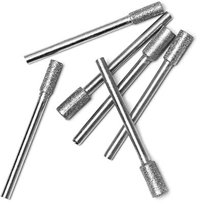 Abrasive polishing tools Micro-carved Needle Round File, 5 Pieces Of Diamond Chainsaw Sharpener (Color : 3mm)