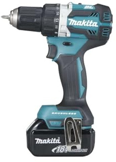 Makita DDF484T1J Bohrmaschine 54 Nm BL LXT 18 V + 1 Akku 18 V 5 Ah Li-Ion BL1850B + Makpac Koffer