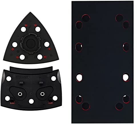 Bosch Accessories 2609256D20 Plateau de Ponçage Rectangulaire pour PSM 200 AES, 102x62/93 mm & 1x Plateau de ponçage (pour PSM 200 AES, UniversalSander, 93 x 185 mm, Accessoires Ponceuses Multi)