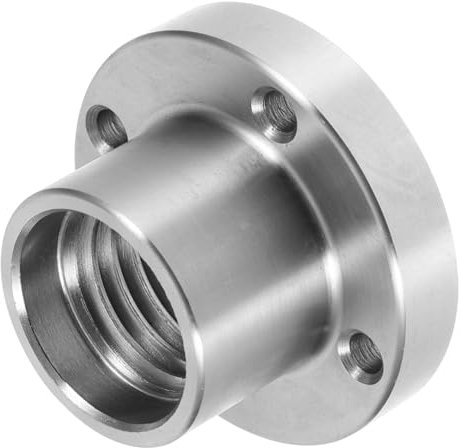 BESTonZON Holzdrehmaschine Faceplate Spannfutter Gewindeflansch Adapter Für Drechselbank Holzbearbeitung Langlebiges Stahlfutter Für Präzises Drehen Und Kompatibilität