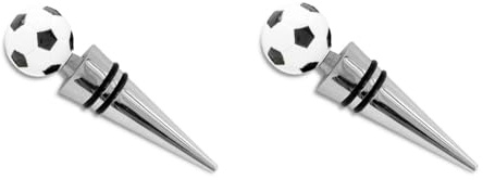 2 x Fussball Fußball Soccer Flaschenverschluss Bierflaschenverschluss Flaschenstopper Weinstopper