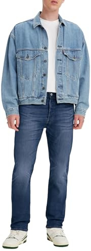 Levi's Herrar 501 original fit jeans, Mörk indigo peruk, 33W / 32L