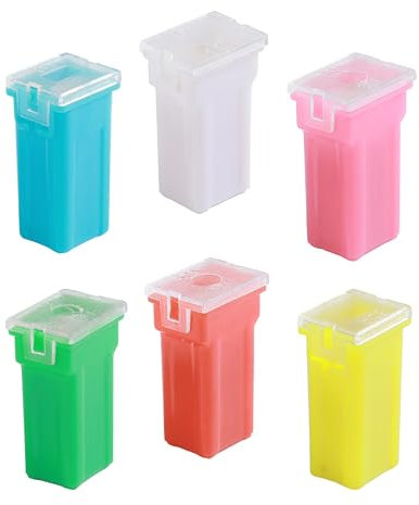 Flaconi 12PCS Car Fuses,Fuse Block,12V-24V Automotive Fuses,Waterproof Fuse Block,20A/25A/30A/40A/50A/60A Automotive Fuses Assortment Kit,Automotive Replacement Fuses,Fits Cars,Trucks,SUVs (High)