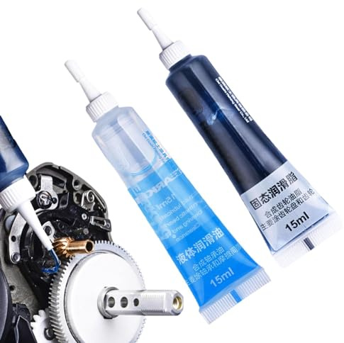 Hogvinnatil Öl- und Fettspule, 15 ml Reel Care Reiniger für Angelrolle Schmiermittel | Pflege-Set für die Spule mit 2 Stück Angelspule für eine gleichmäßige und dauerhafte Schmierung