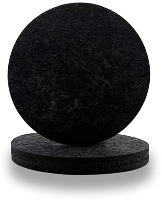 4 Stück Groß Filzuntersetzer Filzunterlage für Töpfe, Gläser, Vasen und Schüsseln Tischschoner Tischuntersetzer Schutzmatte aus Robustem Filz (25cm)