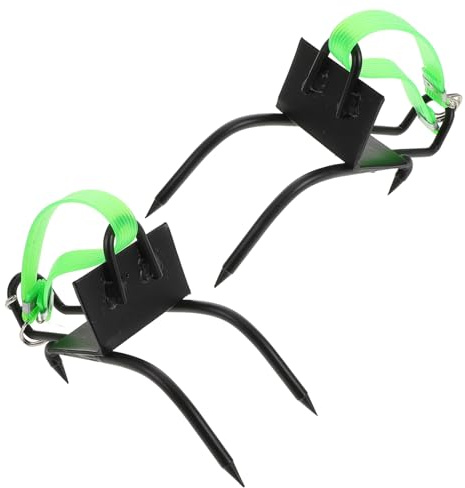 Abaodam ÉPerons RéGlables AntidéRapants pour Escalade D'Arbres Ensemble D'Outils d'escalade Polyvalents pour ÉLagage Et ActivitéS ExtéRieures