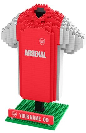 FOCO Officiell licensierad produkt personlig fotboll-3D-BRXLZ skrivbordströja (Arsenal FC (918 stycken))