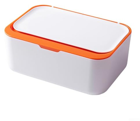 Porta salviette umide con coperchio, scatola portaoggetti in plastica per scrivania di casa, dispenser per tovaglioli da tavolo, contenitore per salviette per bambini e organizer per fazzoletti umidi