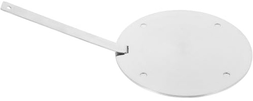 Housoutil Adaptateur Plaque D’induction en Acier Inoxydable 200x3,4 Mm Diffuseur de Chaleur pour Cuisinière Gaz et Électrique, Accessoire Cuisson Compatible Ustensiles Non Induction