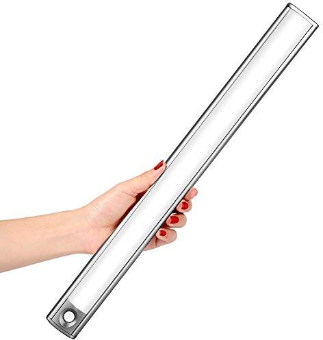 LOFTER-pro LED Under Cabinet Light, Motion Sensor Closet Light with Rechargeable Battery, Wireless Aluminum Night Light for Wardrobe/Kitchen Cabinet/Closet/Pantry, Soft Glare-Free Closet Lighting1