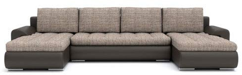 Sofini Wohnlandschaft Tokio III mit Schlaffunktion! Best ECKSOFA! Wohnlandschaft mit Bettkästen! (Lawa 2+ Soft 66)