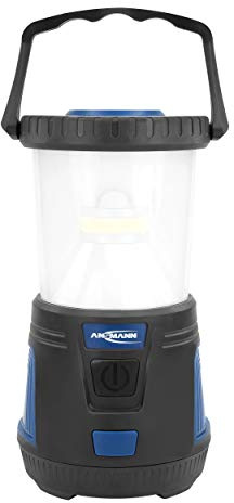 ANSMANN Lampe de camping CL600B (1 pce) – Lanterne de camping d'une puissance de 600 Lumens pour une portée de 23 m max. – Lampe d'extérieur aux 3 modes d'éclairage, fonctionnement à piles