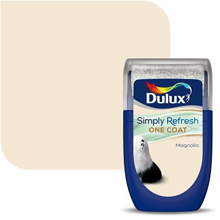 Dulux Simply Refresh Tester Paint - Magnolia - 30ML, 5382940