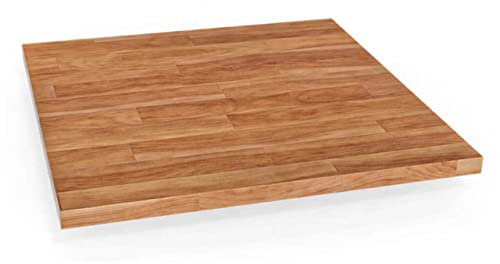 ben+camilla.com Square Massivholz 1er Abdeckplatte | für 1x Cube 32 cm in Kernbuche - Standard | Zubehör für individuelles Flexibles Würfelregal | Erweiterungen für Regalsystem