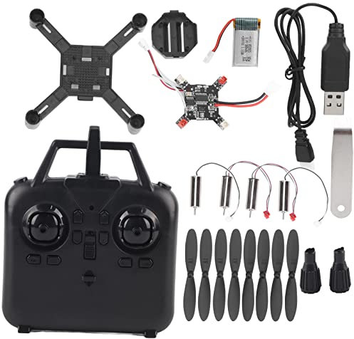 DIY Drohnenmontagekit für einfache Tragbarkeit, Quadrocopter-Kit, Ferngesteuertes Flugzeug-Lernspielzeug aus Kunststoff und Metall