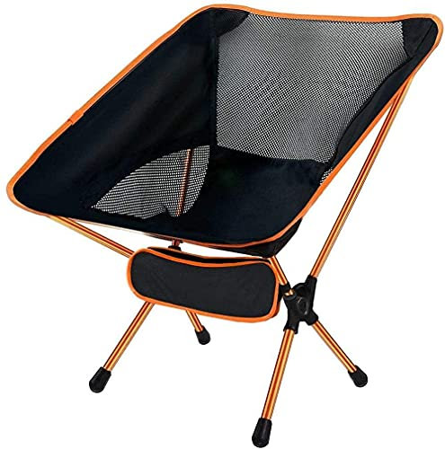 Campingstuhl, klappbar, Gartenstühle, faltbar, leicht, Outdoor-Rucksackstuhl, klappbarer Campingstuhl mit Tragetasche, klein, zum Angeln, Wandern