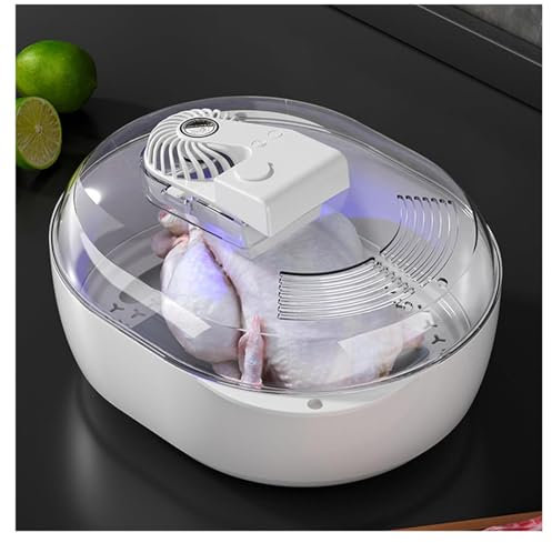 MWSHIYUQING 6 In 1 Bandeja Descongelar Alimentos DescongelacióN RáPida Y EsterilizacióN UV, Accesorios De Cocina AtomizacióN Y PreservacióN UltrasóNica, Charola Descongelar CóModo, Seguro Y RáPido