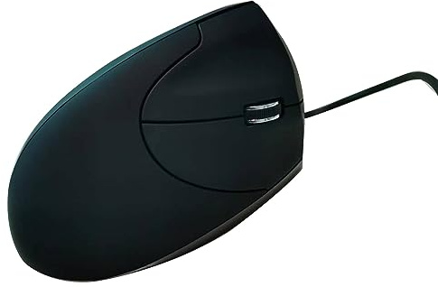 LUCKGONI 01 - Ratón vertical ergonómico óptico de 3 teclas para juegos de oficina para PC/portátil