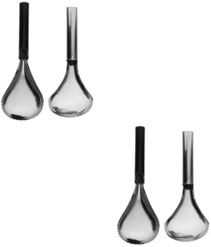 Ciieeo 2 Set Paletta per Zucca Snocciolatore di Prugne Strumento Torsolo Mela Strumento Cucina Inossidabile Paletta da Cucina per Rimuovere Pratici Gadget da Cucina 2 Pezzi * 2