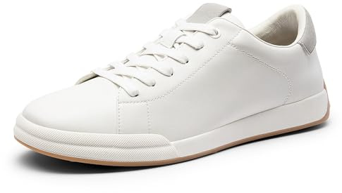 Bruno Marc Zapatos Casual Cordones para Hombres Zapatillas Deportivas de Moda Sneakers,Size 43,Blanco,BMUMFN2506