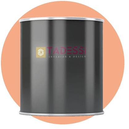 Tadessi Peinture d'intérieur orange melon - Peinture murale mate lavable - Sans odeur et sans solvant - Bidon de 2,5 l