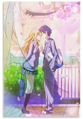 Shigatsu Wa Kimi No Uso Anime Manga (3) Póster Pintura Decorativa Lienzo Arte de Pared Salón Póster Dormitorio Pintura, Arte de Pared Impresión de Imagen Moderna Decoración de Habitación Familiar 30 x