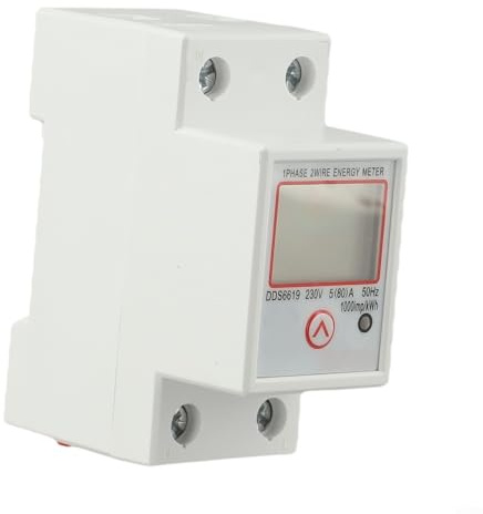 Appareil de mesure de l'énergie numérique LCD DDS6619 pour systèmes monophasés, écran rétroéclairé facile à lire