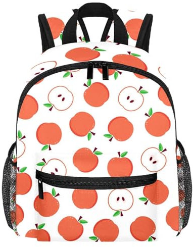 Süßer Kleinkind-Rucksack – Frühlingsblumenblatt-Muster, moderne Kindertasche für Vorschule, Schule, Mädchen und kleine Kinder, Mehrfarbig 2, 25.4x10x30 CM/10x4x12 in