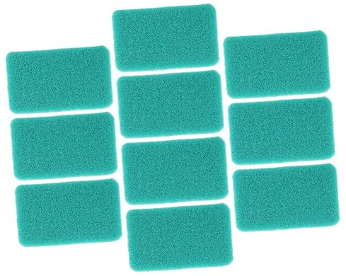 VALICLUD 10piezas Esponja De Silicona para Cocina Unidades Lavandería Antirrayaduras Reutilizable para Platos