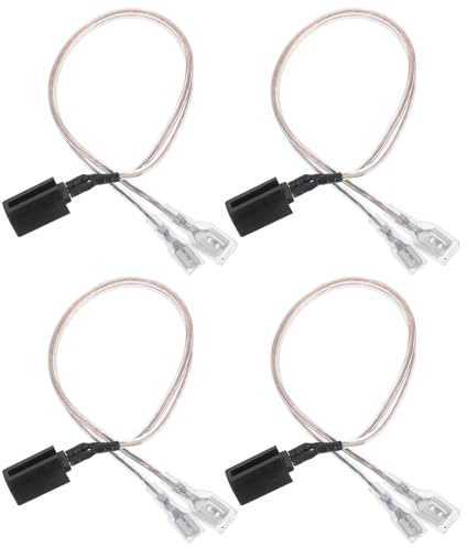 Vaguelly 4pcs Speaker Cable Adapter for Car Audio High Pitched Plug Wire Harness Connector Easy Installation Non Damaging Compatible with Honda Enhance Sound Quality