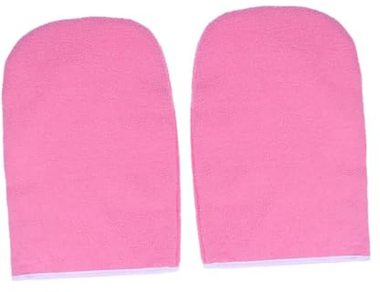 NOLITOY Guanti in Paraffina per Trattamento Mani, Copertura Spa Isolante in Cotone Fodera in Fibra di Poliestere, Guanti Termici Riutilizzabili per Terapia Termica Spa e Relax