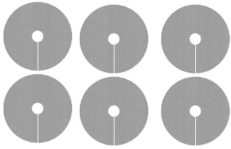 Fodere per vasi da fiori personalizzabili Copertura del terreno del giardino con foro centrale per la fodera protettiva del letto del giardino della radice delle piante